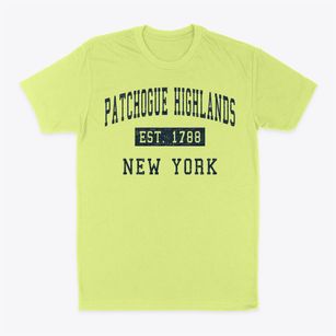Patchogue Highlands New York Classic Established Classic Dad T-Shirt