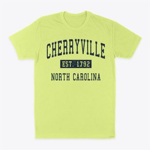 Cherryville North Carolina Classic Established Classic Dad T-Shirt