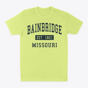 Bainbridge Missouri Classic Established Classic Dad T-Shirt