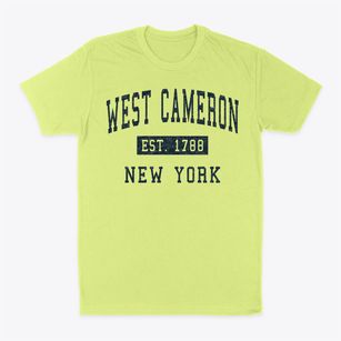 West Cameron New York Classic Established Classic Dad T-Shirt