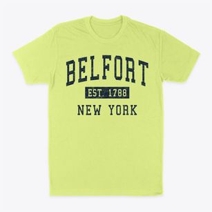 Belfort New York Classic Established Classic Dad T-Shirt