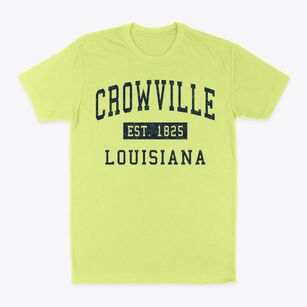 Crowville Louisiana Classic Established Classic Dad T-Shirt