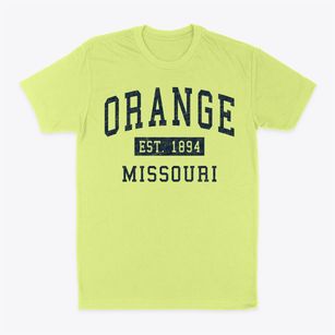 Orange Missouri Classic Established Classic Dad T-Shirt
