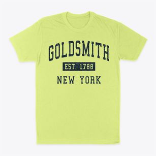 Goldsmith New York Classic Established Classic Dad T-Shirt