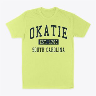 Okatie South Carolina Classic Established Classic Dad T-Shirt