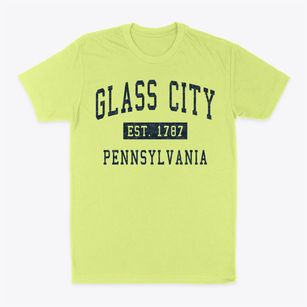 Glass City Pennsylvania Classic Established Classic Dad T-Shirt