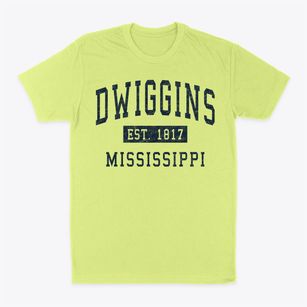 Dwiggins Mississippi Classic Established Classic Dad T-Shirt