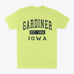 Gardiner Iowa Classic Established Classic Dad T-Shirt