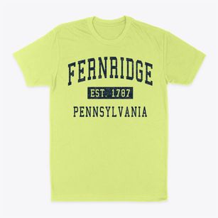 Fernridge Pennsylvania Classic Established Classic Dad T-Shirt