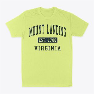 Mount Landing Virginia Classic Established Classic Dad T-Shirt