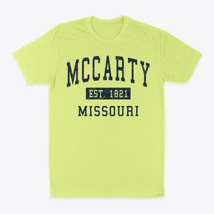 Mccarty Missouri Classic Established Classic Dad T-Shirt