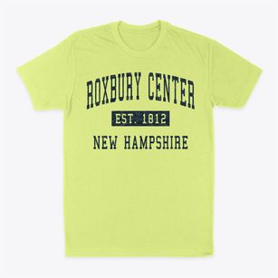 Roxbury Center New Hampshire Classic Established Classic Dad T-Shirt