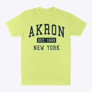 Akron New York Classic Established Classic Dad T-Shirt