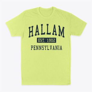 Hallam Pennsylvania Classic Established Classic Dad T-Shirt