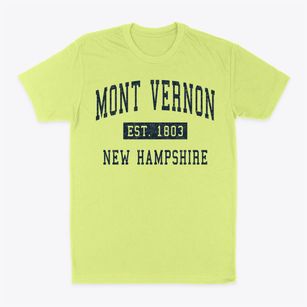 Mont Vernon New Hampshire Classic Established Classic Dad T-Shirt