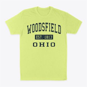 Woodsfield Ohio Classic Established Classic Dad T-Shirt