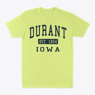 Durant Iowa Classic Established Classic Dad T-Shirt