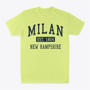 Milan New Hampshire Classic Established Classic Dad T-Shirt