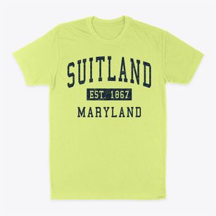 Suitland Maryland Classic Established Classic Dad T-Shirt