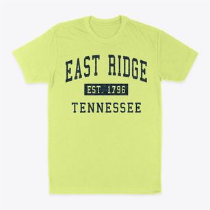 East Ridge Tennessee Classic Established Classic Dad T-Shirt