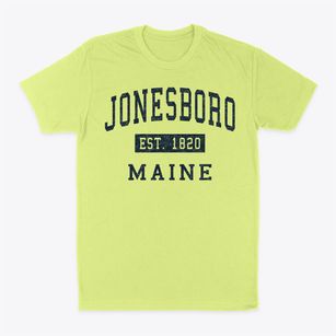 Jonesboro Maine Classic Established Classic Dad T-Shirt