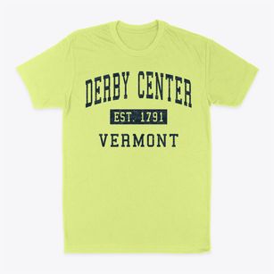 Derby Center Vermont Classic Established Classic Dad T-Shirt