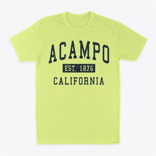 Acampo California Classic Established Classic Dad T-Shirt