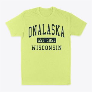 Onalaska Wisconsin Classic Established Classic Dad T-Shirt
