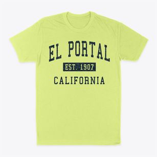 El Portal California Classic Established Classic Dad T-Shirt