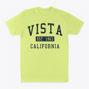 Vista California Classic Established Classic Dad T-Shirt