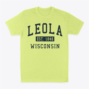 Leola Wisconsin Classic Established Classic Dad T-Shirt
