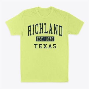 Richland Texas Classic Established Classic Dad T-Shirt