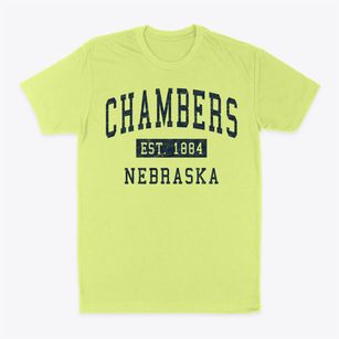 Chambers Nebraska Classic Established Classic Dad T-Shirt