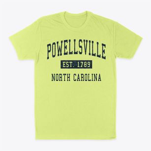 Powellsville North Carolina Classic Established Classic Dad T-Shirt