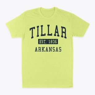 Tillar Arkansas Classic Established Classic Dad T-Shirt