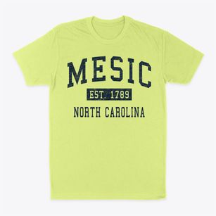 Mesic North Carolina Classic Established Classic Dad T-Shirt