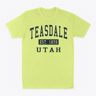 Teasdale Utah Classic Established Classic Dad T-Shirt