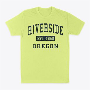 Riverside Oregon Classic Established Classic Dad T-Shirt