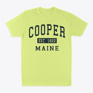 Cooper Maine Classic Established Classic Dad T-Shirt