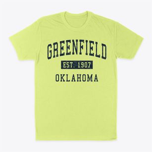 Greenfield Oklahoma Classic Established Classic Dad T-Shirt