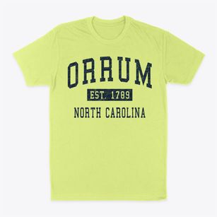 Orrum North Carolina Classic Established Classic Dad T-Shirt