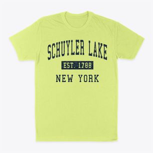 Schuyler Lake New York Classic Established Classic Dad T-Shirt