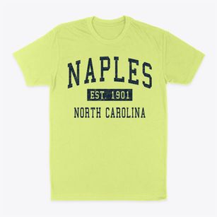 Naples North Carolina Classic Established Classic Dad T-Shirt