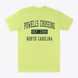 Powells Crossing North Carolina Classic Established Classic Dad T-Shirt