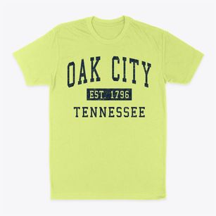 Oak City Tennessee Classic Established Classic Dad T-Shirt