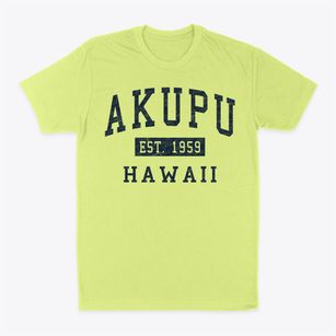 Akupu Hawaii Classic Established Classic Dad T-Shirt