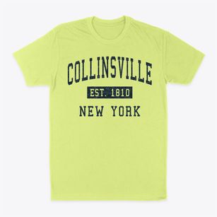 Collinsville New York Classic Established Classic Dad T-Shirt