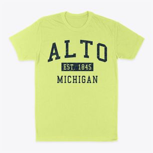 Alto Michigan Classic Established Classic Dad T-Shirt