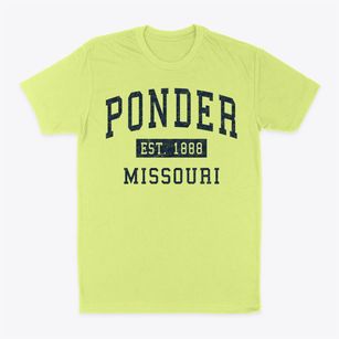 Ponder Missouri Classic Established Classic Dad T-Shirt