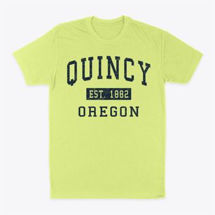 Quincy Oregon Classic Established Classic Dad T-Shirt